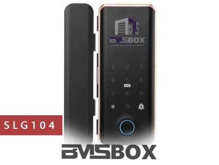 قفل دیجیتال شیشه سکوریت آنلاین SLG104 برند BMSBOX