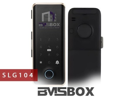 قفل دیجیتال شیشه سکوریت آنلاین SLG104 برند BMSBOX