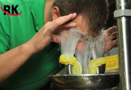 Take a shower and wash your eyes