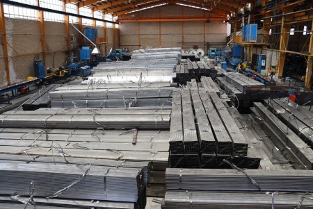 Furniture profile box and light industrial pipe made of oiled sheet