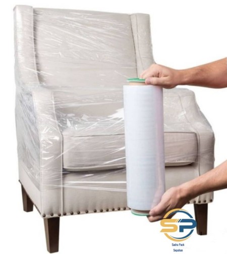Cellophane stretch furniture