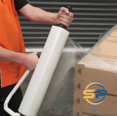 Cellophane stretch furniture