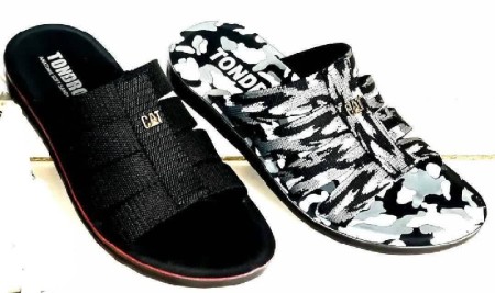 All kinds of plastic sandals and slippers