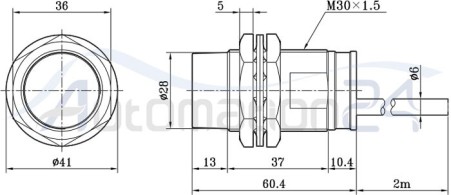 Quino CPX-D30-15E1N capacitive sensor