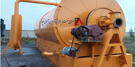 Gasoline production machine from sack and plastic waste 09128720152