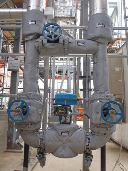 عایق ژاکتی – عایق بالشتکی نسوز -   ژاکت حرارتی  - دوخت عایق حرارتی