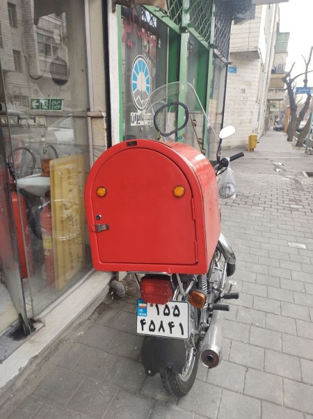 باکس پیک موتوری جعبه حمل غذا دلیوری باکس فایبرگلاس