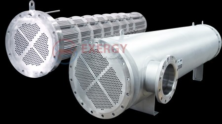Exergy - shell and tube heat exchanger