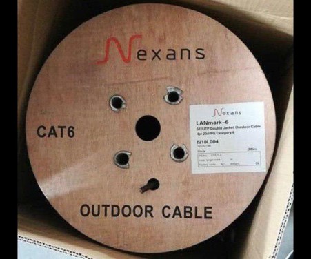 کابل شبکه اوت دور نگزنس Cat6 SFTP دبل جکت- تست فلوک