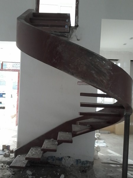 Manufacture and sale of prefabricated stairs, round metal stairs