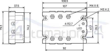 KMSR-DT1004 Kaken three-phase SSR relay