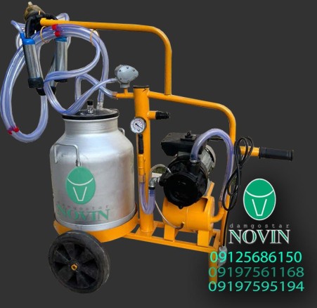 Fixed and mobile electric cattle milking machine