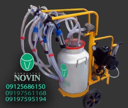 Fixed and mobile electric cattle milking machine