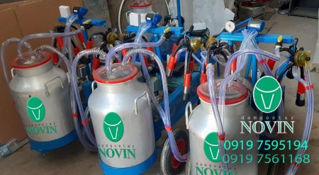 Fixed and mobile electric cattle milking machine