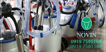 Fixed and mobile electric cattle milking machine
