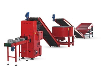 Puzzle brick production line and puzzle block equipped with full automatic robot