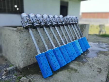 Fish farming splash aerator