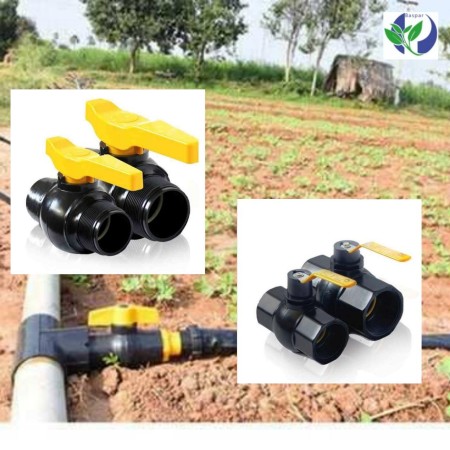 Polymer and metal handle valves