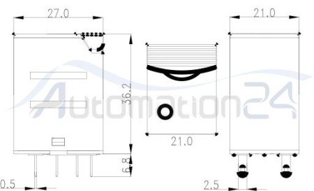 K705-22220vac Kank Canking Relay + KMY2S Socket