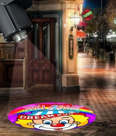 Sale of full color advertising logo projector with corporate warranty