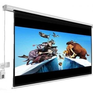 Sale of manual and electric data projector screens