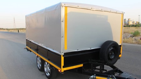 Cargo trailer in small to large sizes up to 3 tons