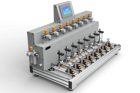 Durability and fatigue testing device for TDM-30 manual toothbrushes