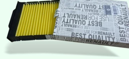 Cabin filter of the original design of Renault Megane / Paradise filter