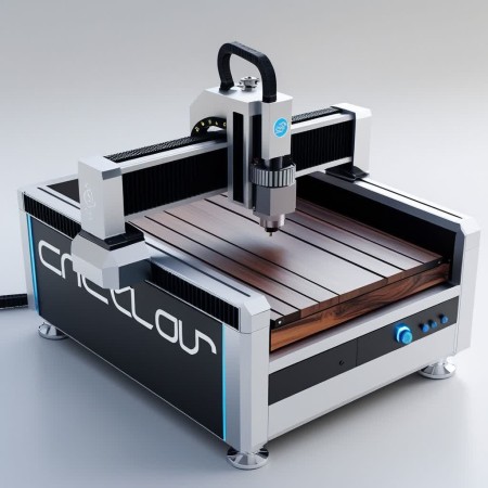 CNC machine and wood