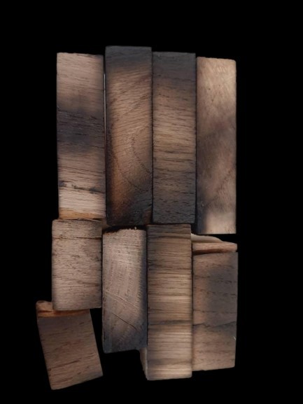 چوب بلوط ناگت نیمسوز