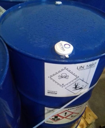 Sale of high quality percholrotylene and reasonable price