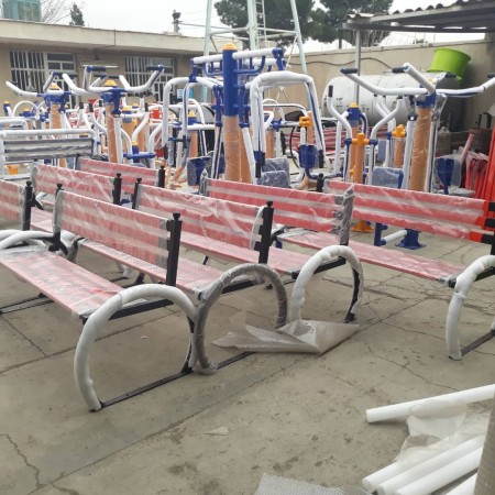 Park bench production in different designs and materials