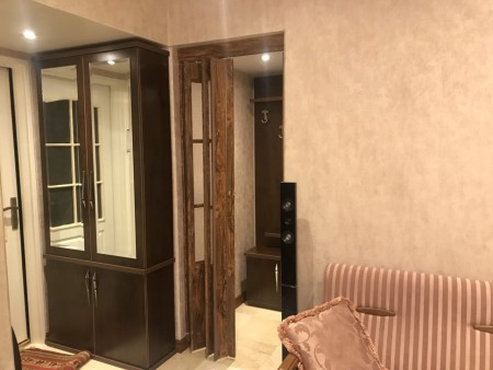 PVC wood folding door