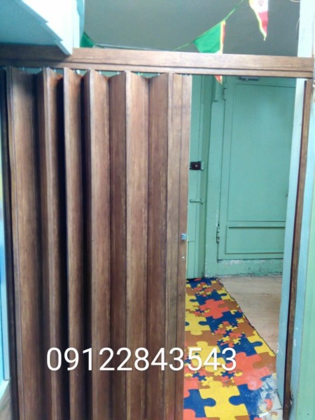 Video accordion door