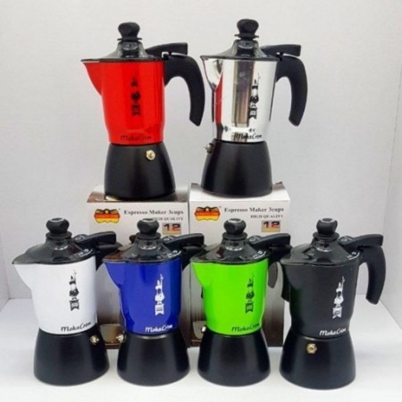 Handmade espresso maker.