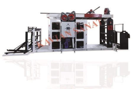 Roll printing machine to rolleh flexo