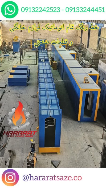 Electrostatic paint furnace