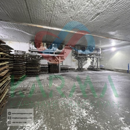 سردخانه آمونیاکی و فریونی طراحی، ساخت، نصب