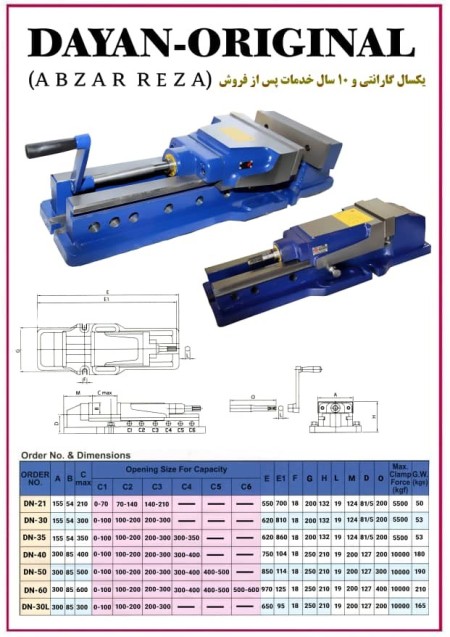 فروش و تعمیر گیره  هیدرولیک دایان
