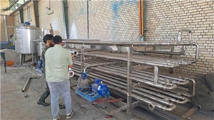 پاستوریزاتور استیل صنعت