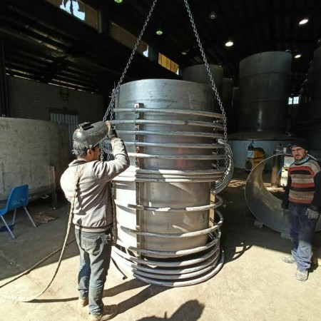 Manufacture of steel tanks in Tabriz