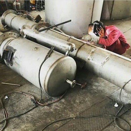 Manufacture of steel tanks in Tabriz