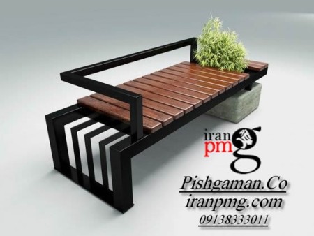 The park bench and the enclosure