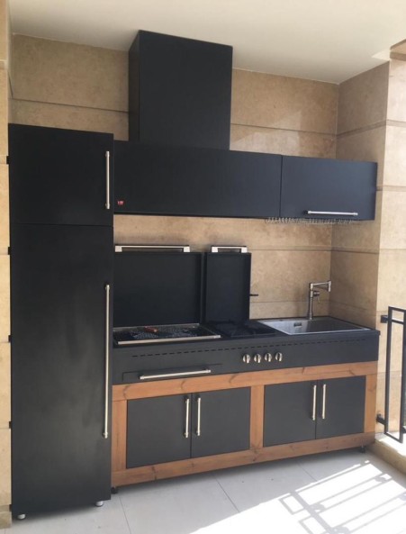 Gas Barbecue, Barbecue Island Steel Gas