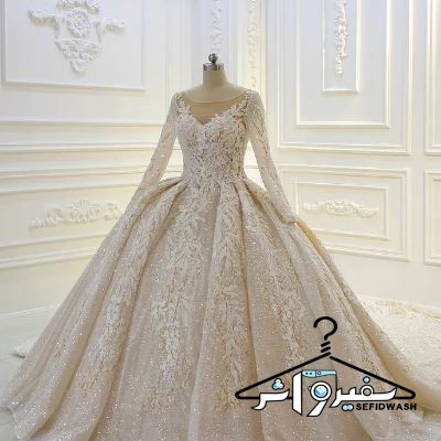 Specialized laundry of bridal dresses