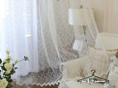 خشکشویی تخصصی انواع پرده با بازو و نصب مجدد.