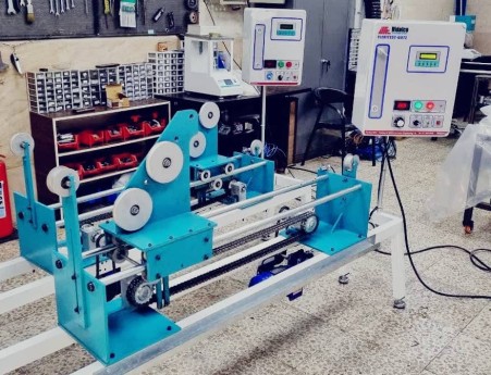 Testing machine flexibility of single -phase and three -phase power cables