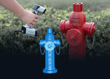 3D scanning, optical on -site, industrial drawing