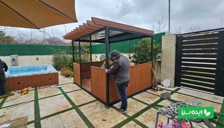 خدمات طراحی فضای سبز ویلا