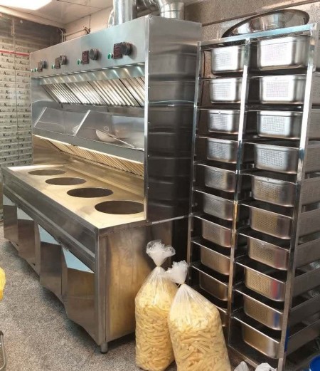 Belgian potato fryer